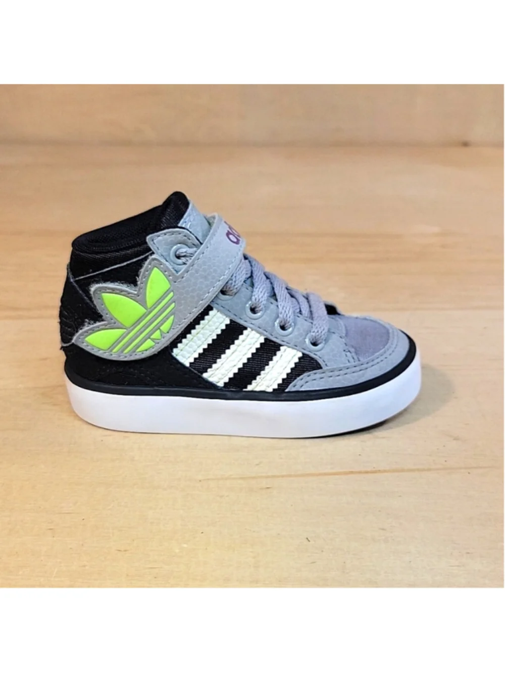 Adidas Originals Hardcourt Kids Toddler High Top Shoes - Picture 2 of 9